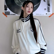 (unisex) travel - jersey travel Jacket (ivory)