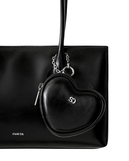 Stand Oil - Heart Pods Keyring (Black)