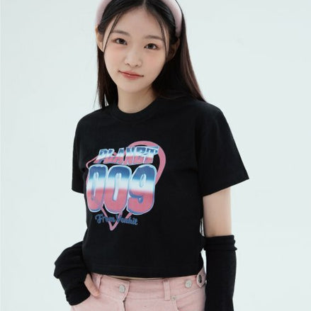 VENHIT - RETRO 009 CROP TEE 5 COLORS