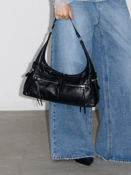 READY HOBO BAG (BLACK)