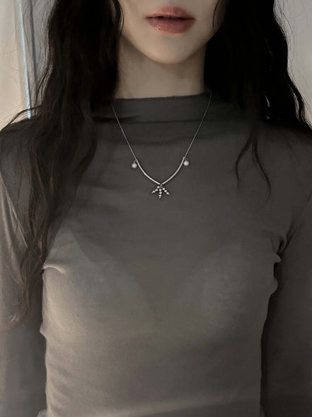OFUSE - pearl drop necklace (ball)
