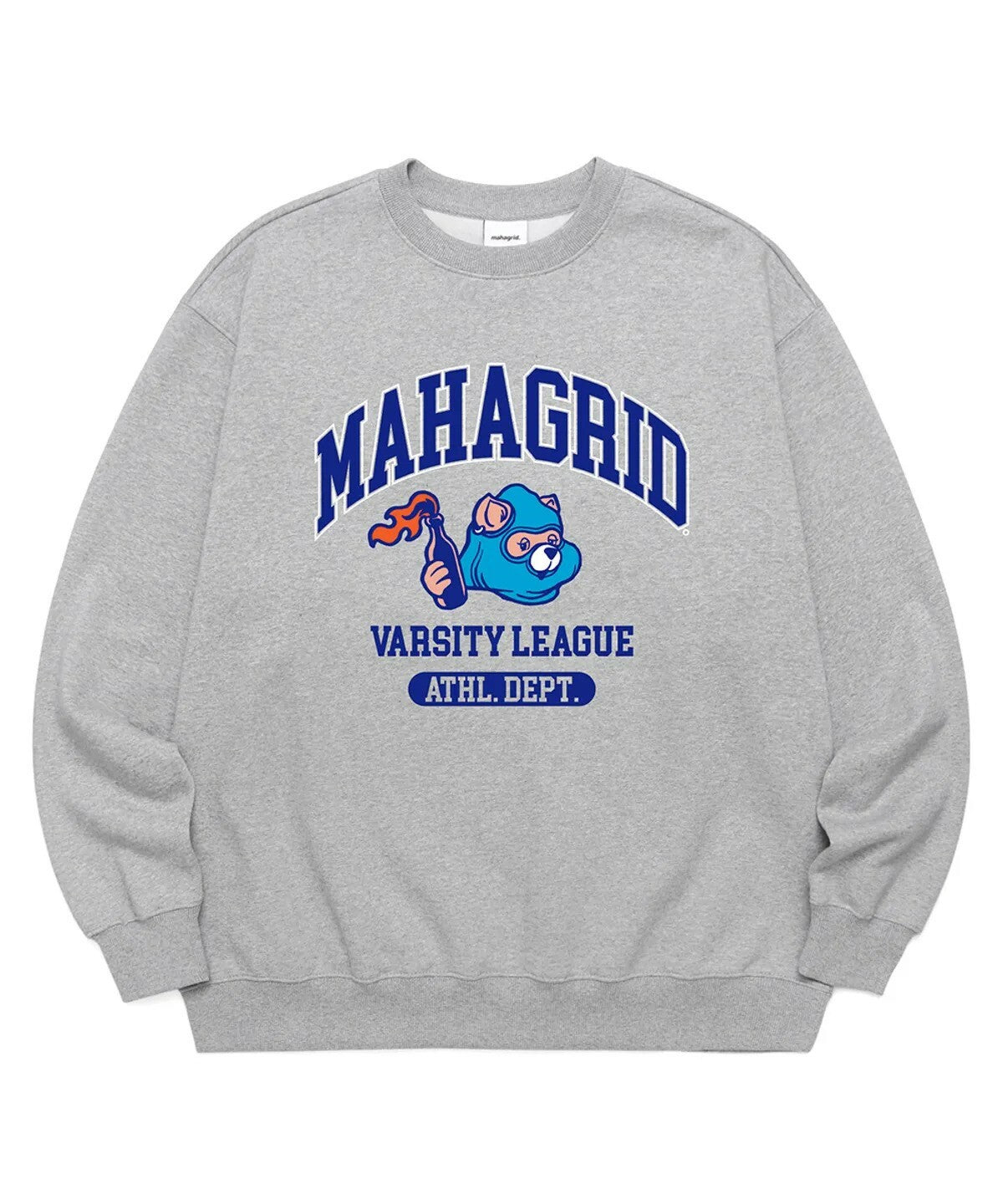 (現貨) MAHAGRID - COBY VARSITY SWEATSHIRT (GREY)