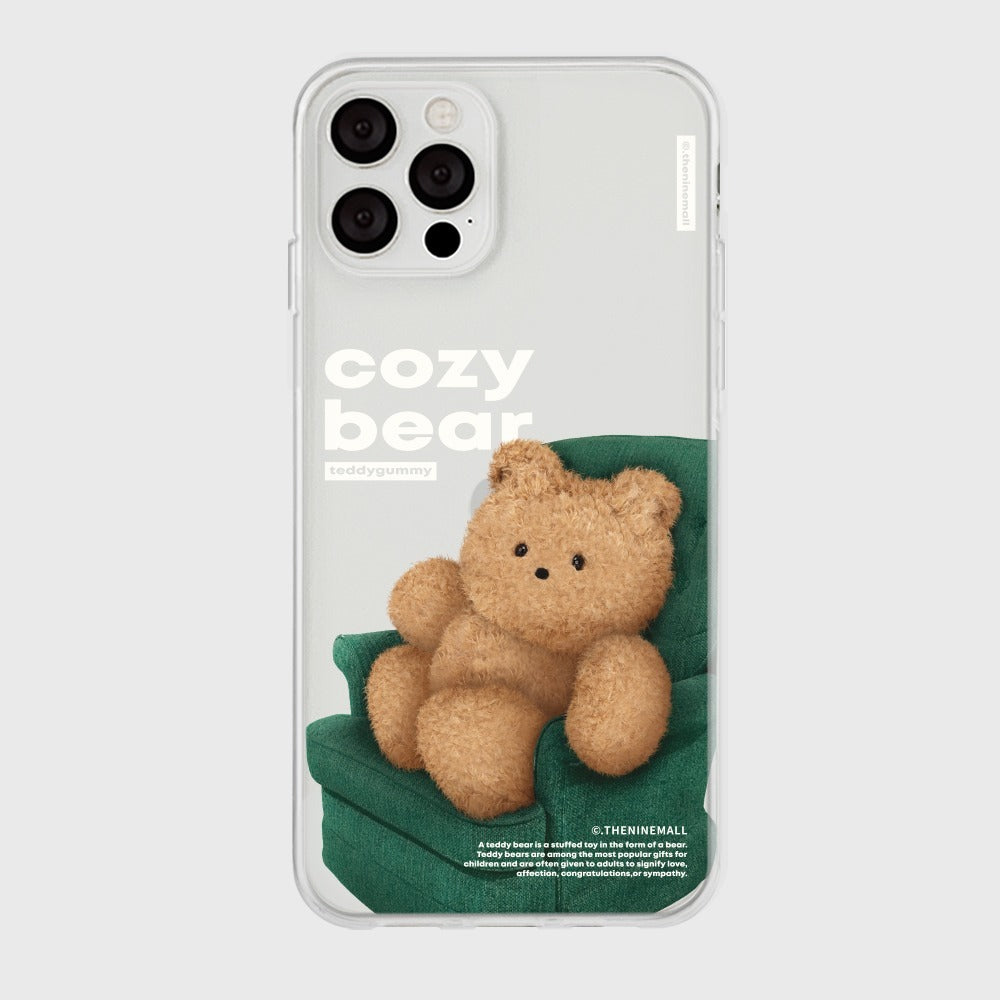 THE NINE MALL - cozy bear 透明軟殼