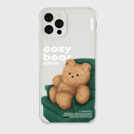 THE NINE MALL - cozy bear 透明軟殼