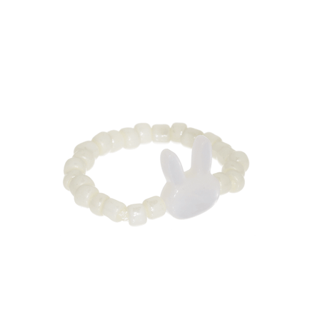 Almost Blue - BUNNY PEARL RING