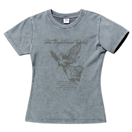 venhit - nightmare washed slimfit tshirt (2 colors)
