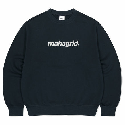 mahagrid - BASIC LOGO SWEATSHIRT (NAVY)