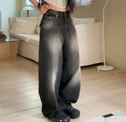 [KARINA同款] KR KARINA DENIM PANTS (2 COLORS)