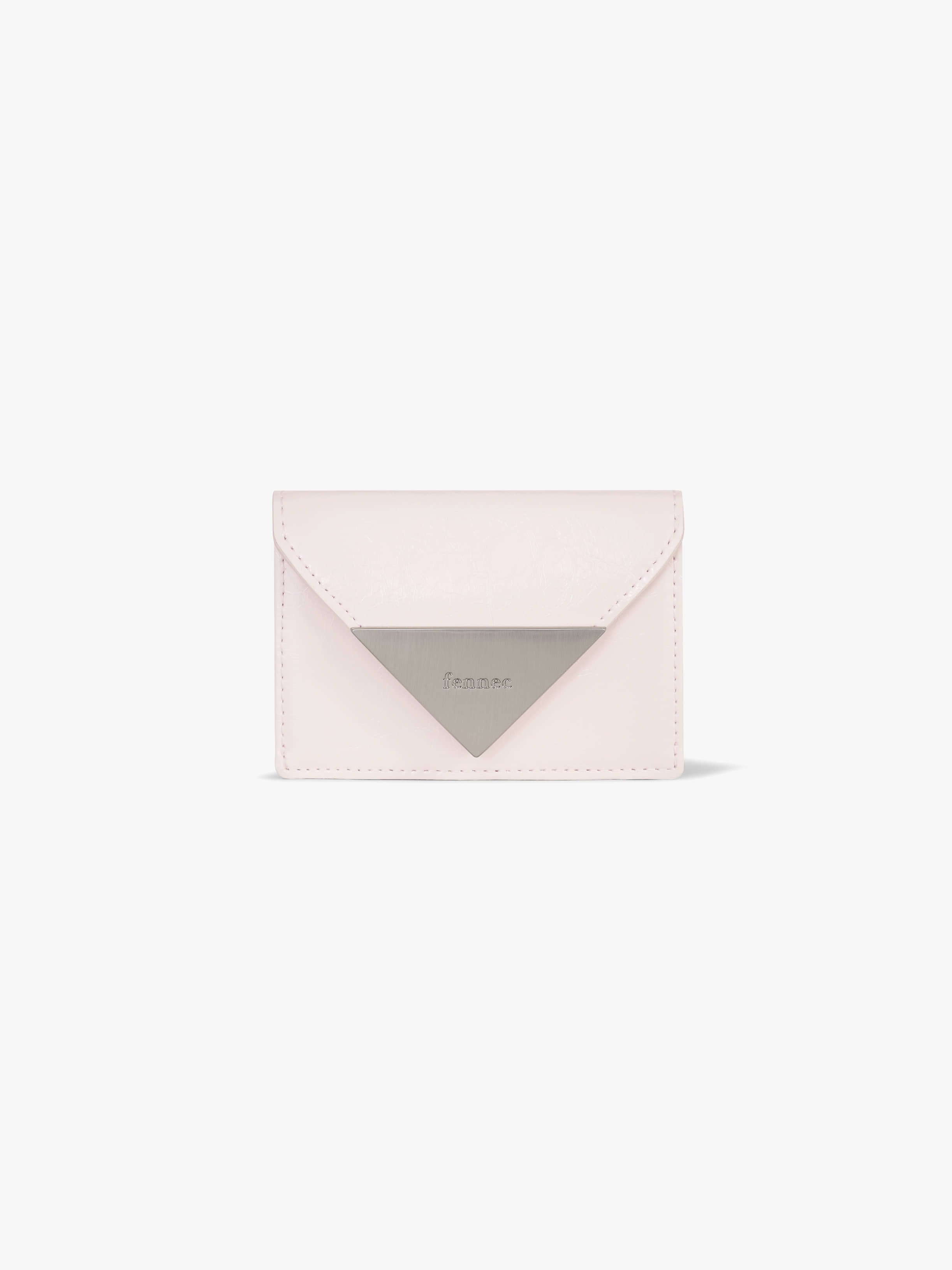 CRINKLE TRIANGLE TRIPLE WALLET (BLOSSOM)