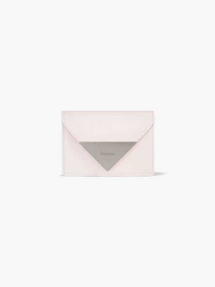CRINKLE TRIANGLE TRIPLE WALLET (BLOSSOM)