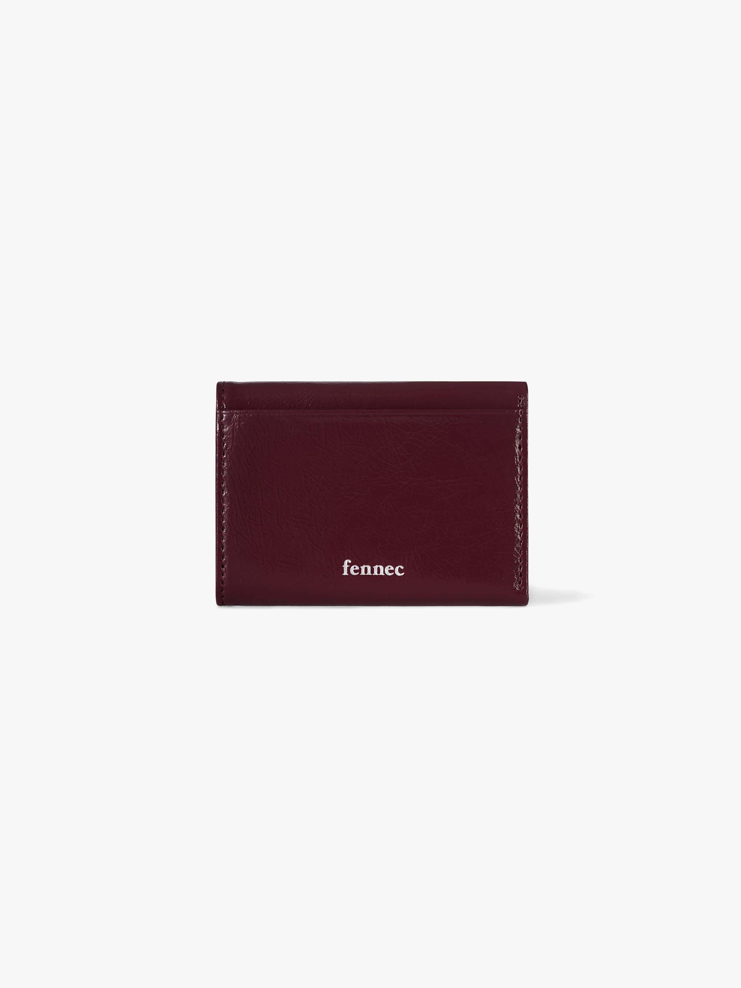 HEARTY FLAP WALLET (DEEP CHERRY)