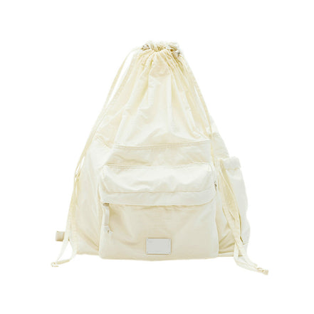DRAWSTRING BACKPACK (WHITE)