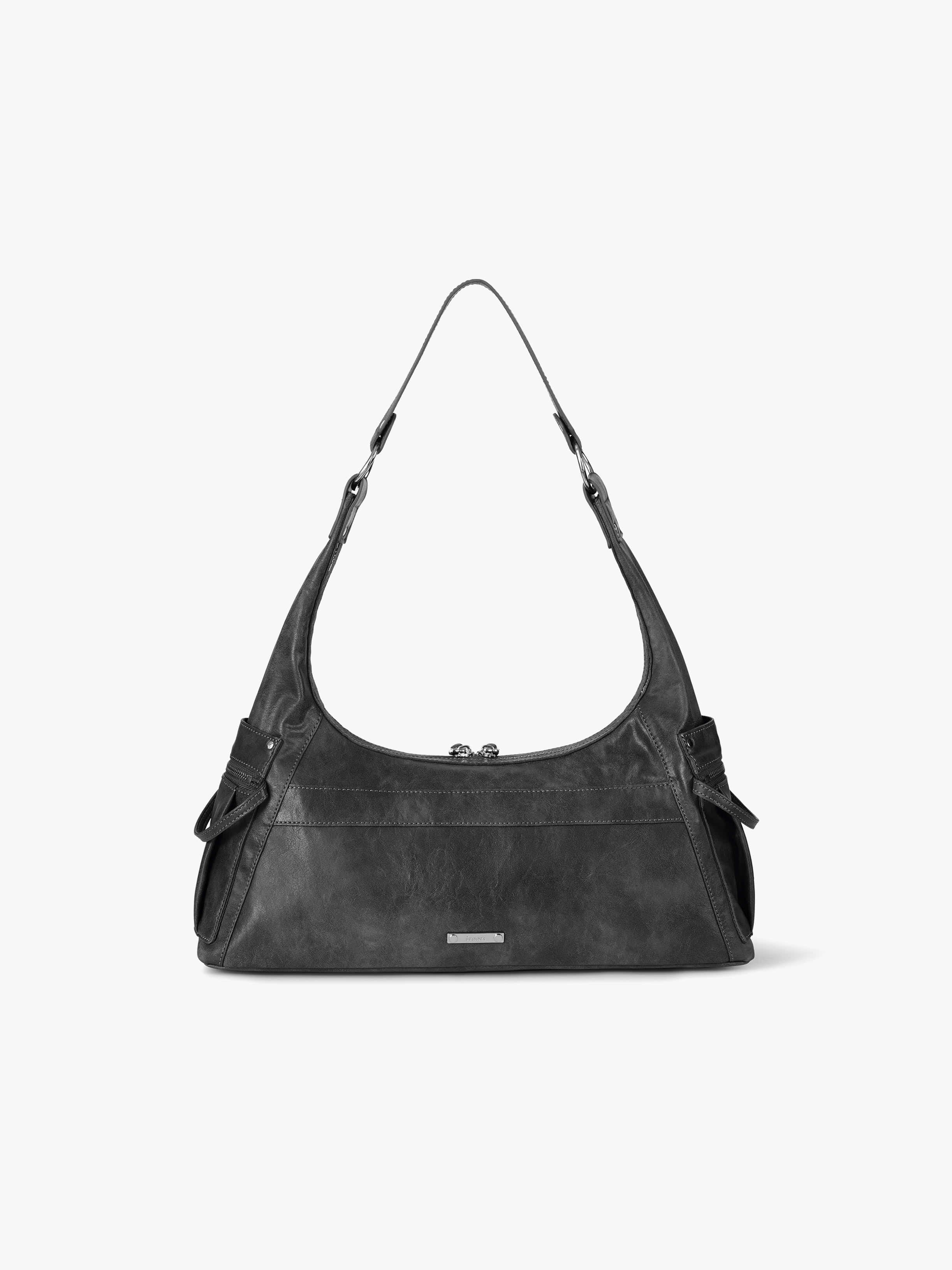 READY HOBO BAG (METAL GREY)