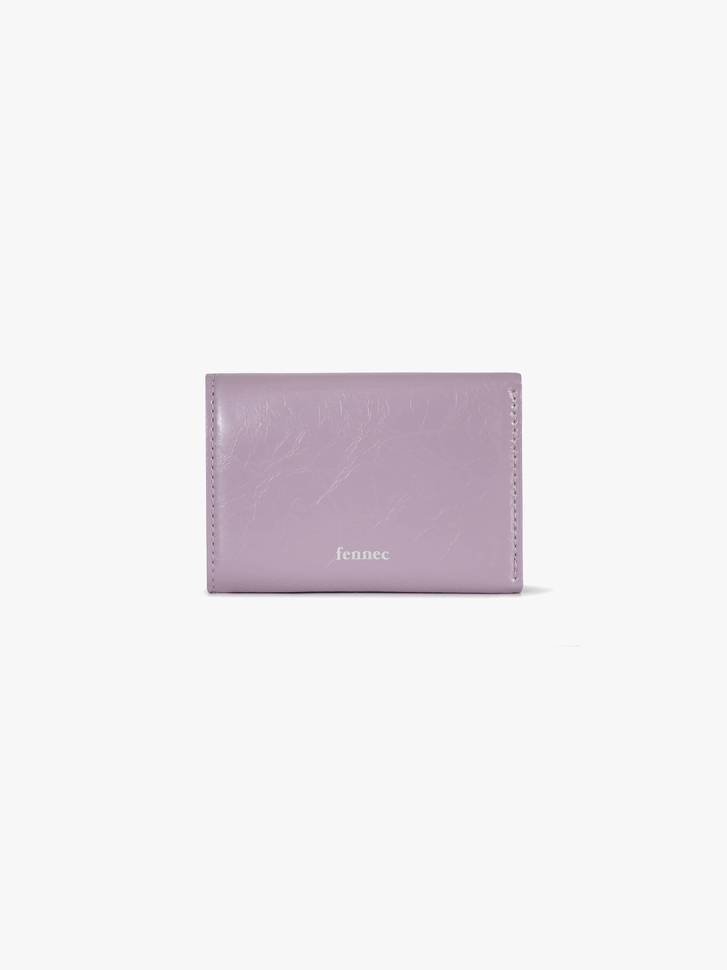 CRINKLE HALFMOON MINI WALLET (MAUVE)