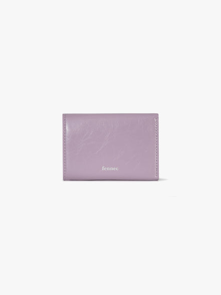 CRINKLE HALFMOON MINI WALLET (MAUVE)