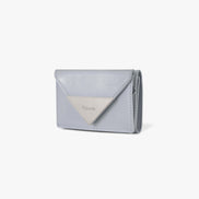 CRINKLE TRIANGLE TRIPLE WALLET (MISTY LAVENDER)