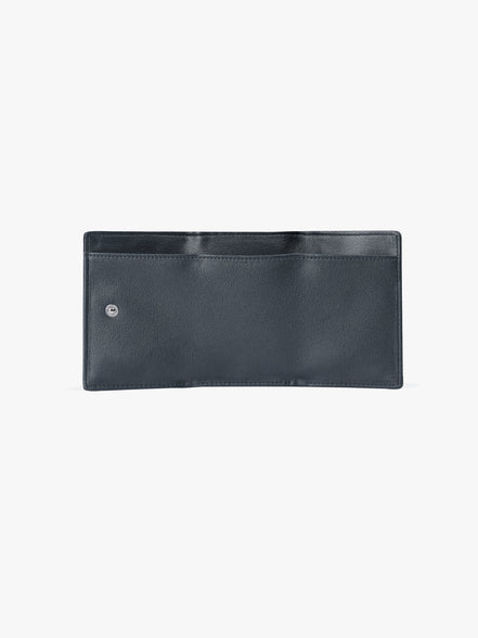 TRIANGLE TRIPLE WALLET (LEOPARD NAVY)