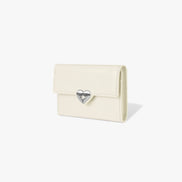 HEARTY FLAP WALLET (VANILLA)