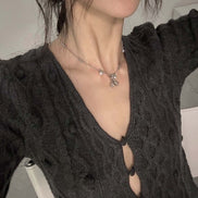 OFUSE - pearl drop necklace (bell)