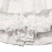(現貨) glowny - girlfriend lace ruffle mini skirt (WHITE)