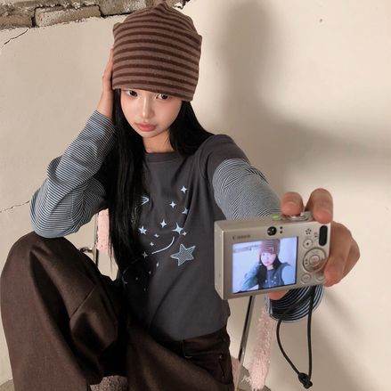 KR STARS STRIPE TSHIRT (4 COLORS)