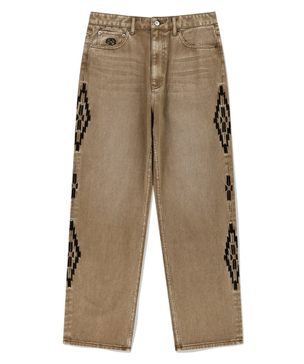 mahagrid - ORTEGA DENIM PANT (BROWN)