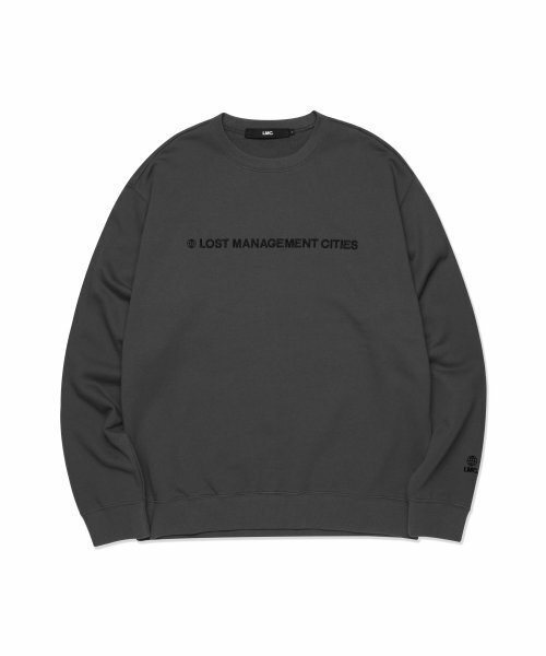 (現貨) LMC CAPITAL LOGO SWEATSHIRT charcoal
