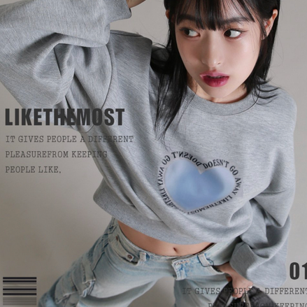 LIKE THE MOST SKY HEART HOODIE (3 COLORS)
