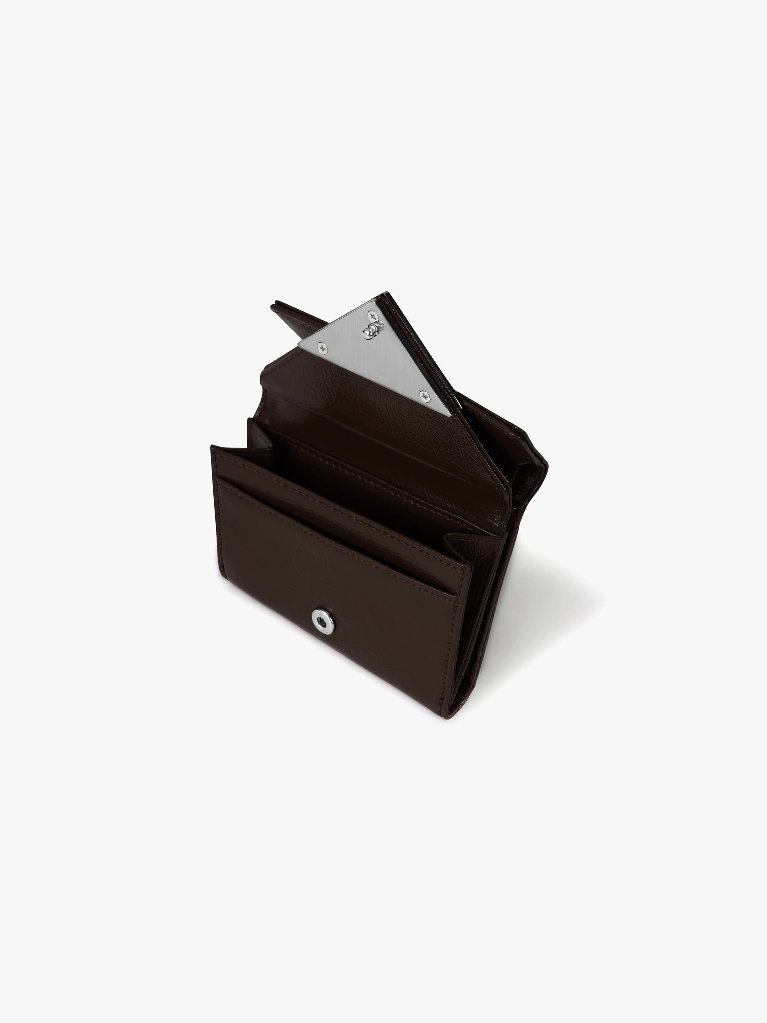 CRINKLE TRIANGLE DOCO WALLET