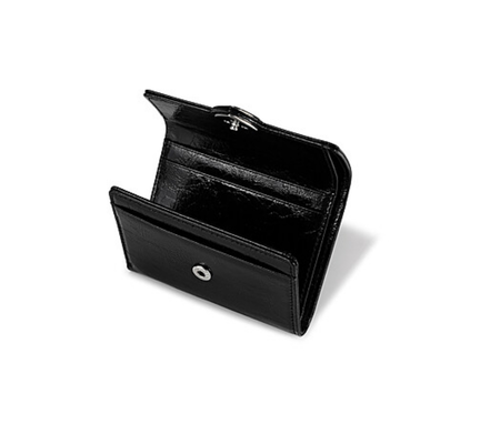 HEARTY FLAP WALLET (BLACK)