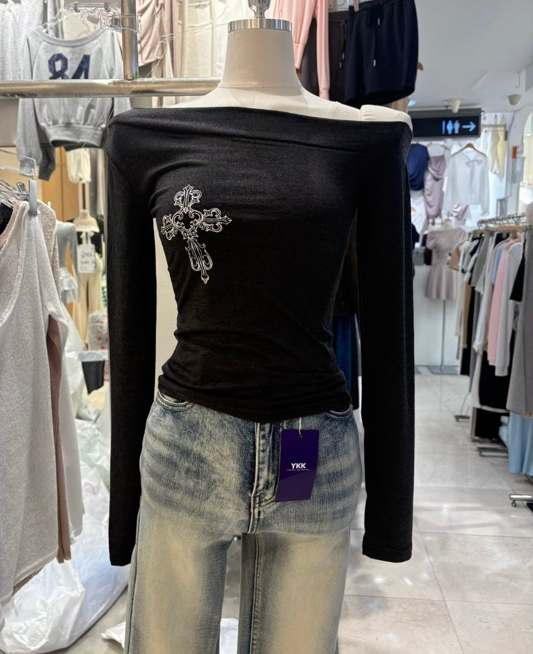 KR BLANK CROSS TOP (4 COLORS)