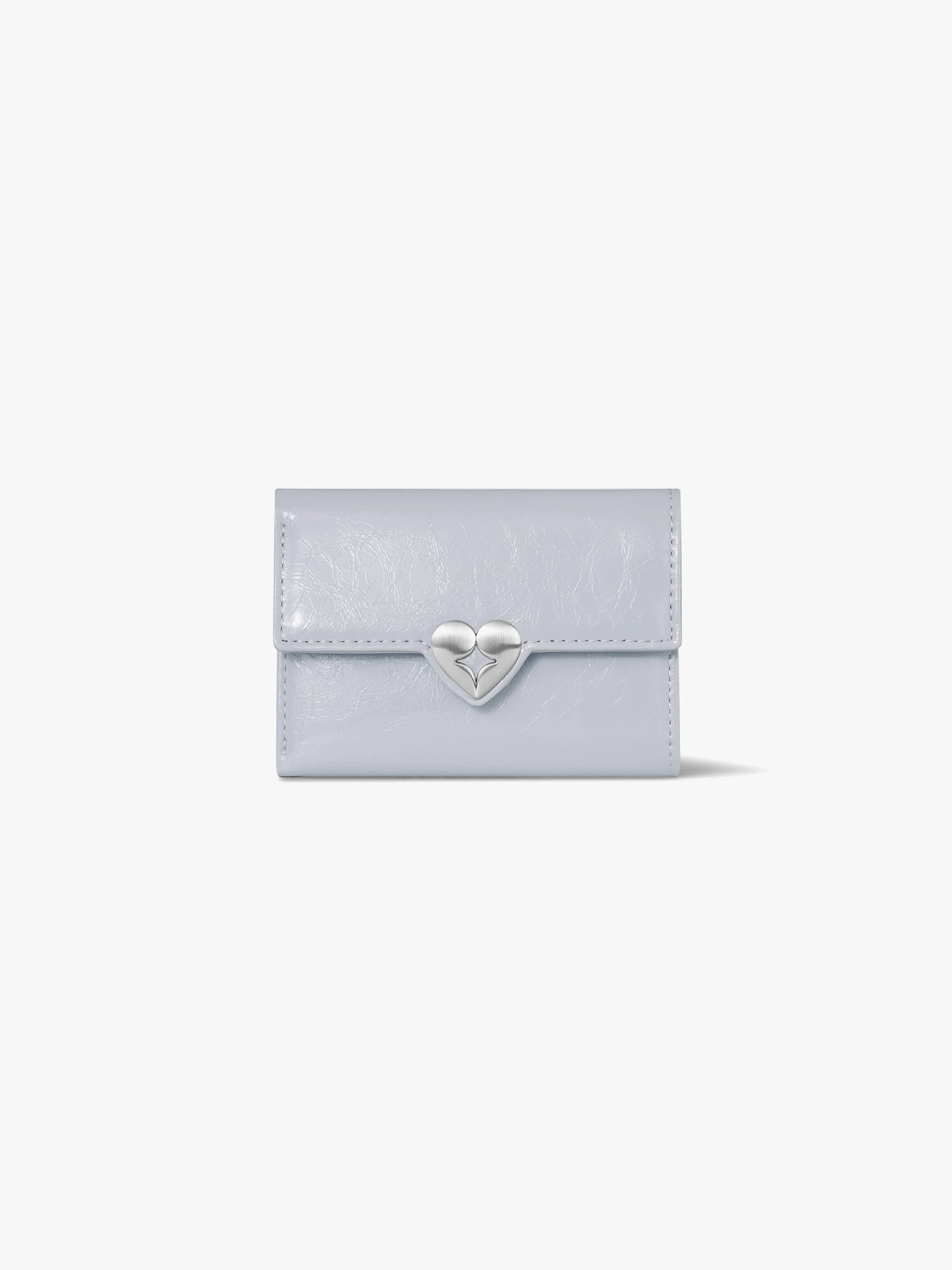 HEARTY FLAP WALLET (MISTY LAVENDER)