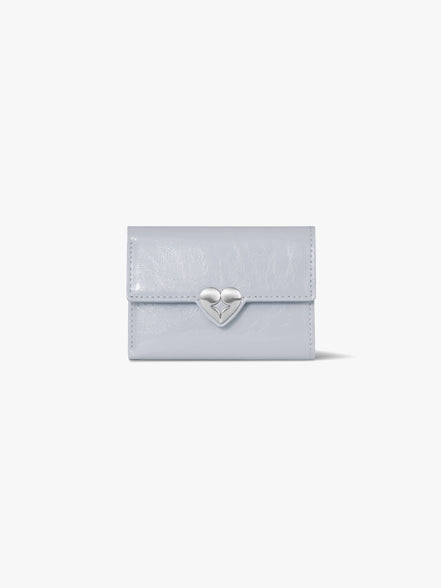HEARTY FLAP WALLET (MISTY LAVENDER)