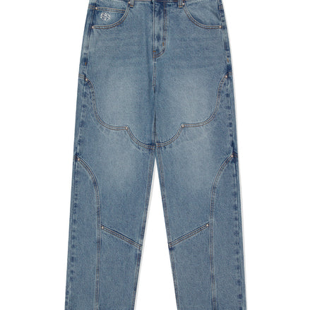 mahagrid - WESTERN DENIM PANT (BLUE)