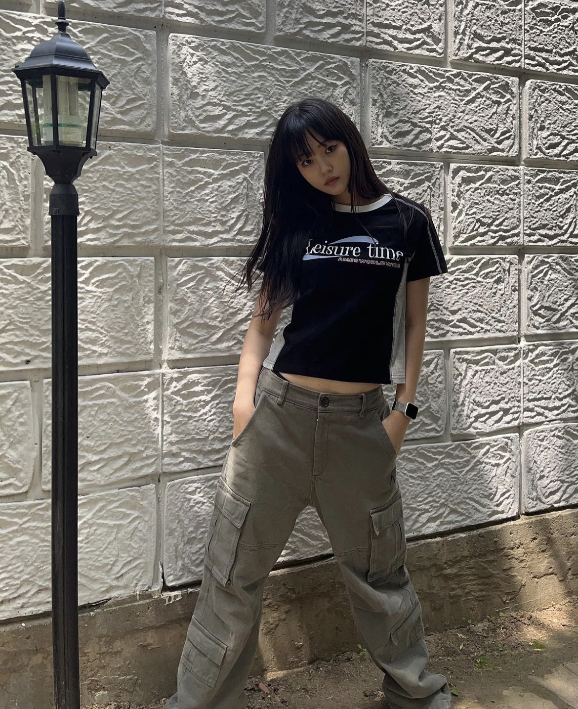 AMES LEISURE TIME TEE BLACK