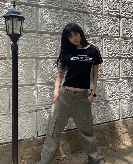 AMES LEISURE TIME TEE BLACK