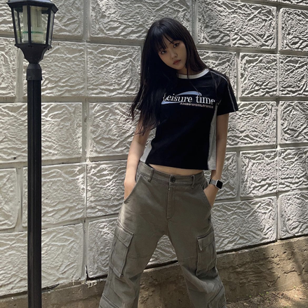 AMES LEISURE TIME TEE BLACK