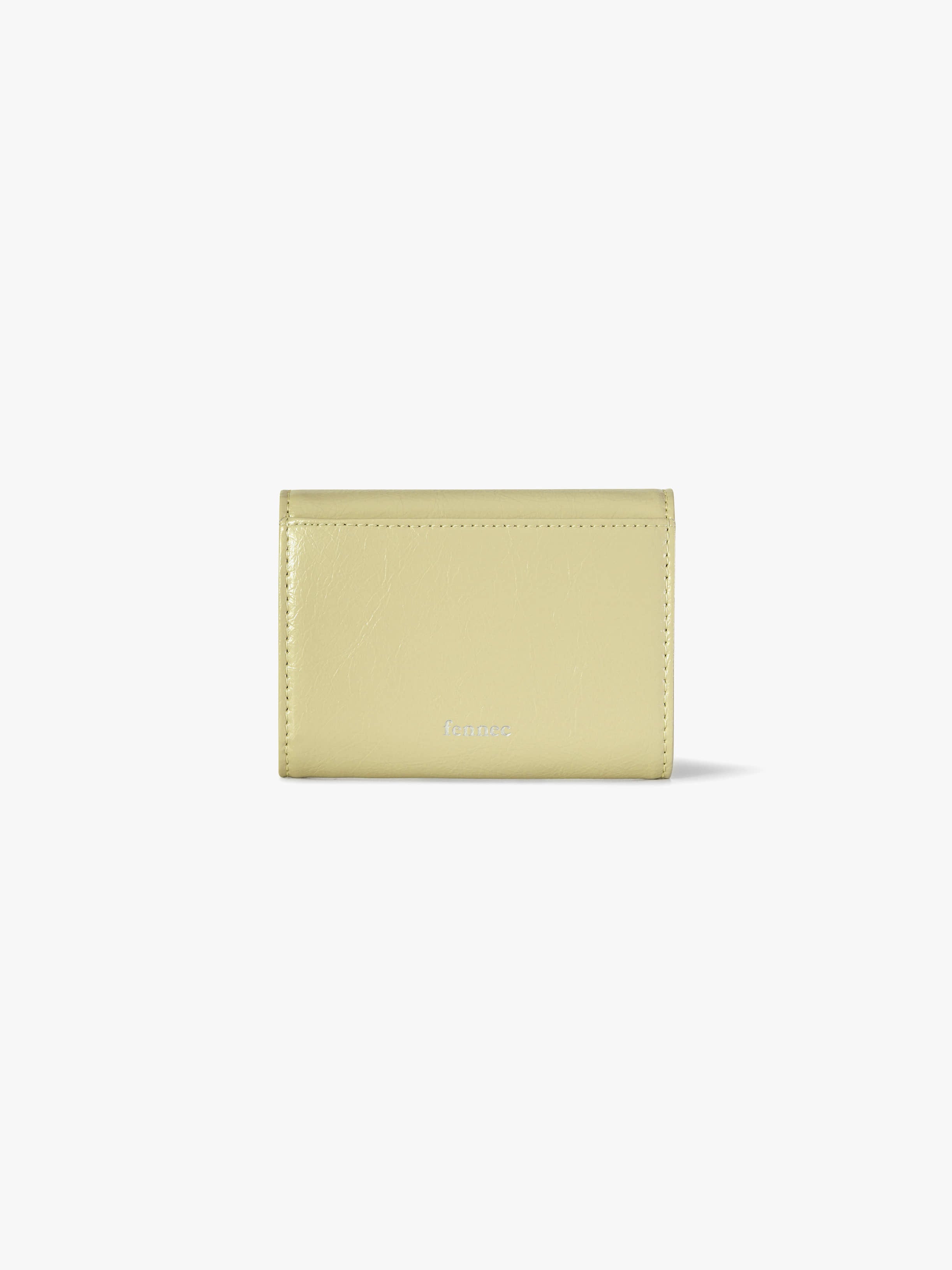 CRINKLE TRIANGLE DOCO WALLET (SOFT OLIVE)