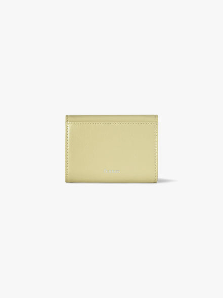 CRINKLE TRIANGLE DOCO WALLET (SOFT OLIVE)