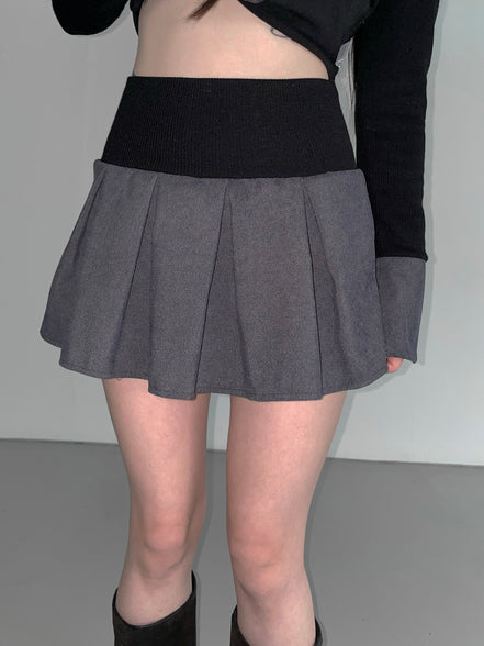 KR AMELIA SHIRT TOP (BLACK GREY)
