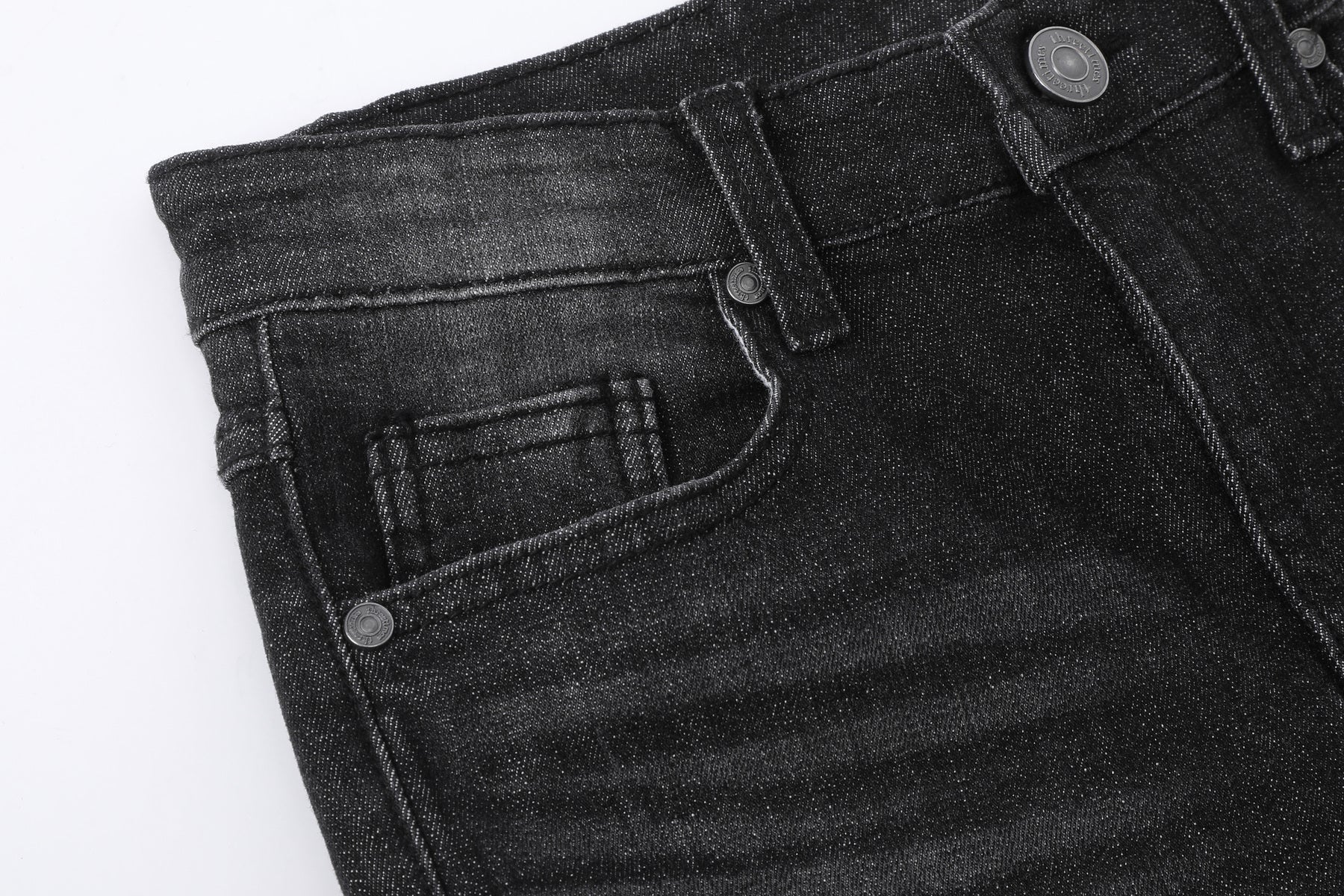[karina同款] 5501 bootcut black jeans