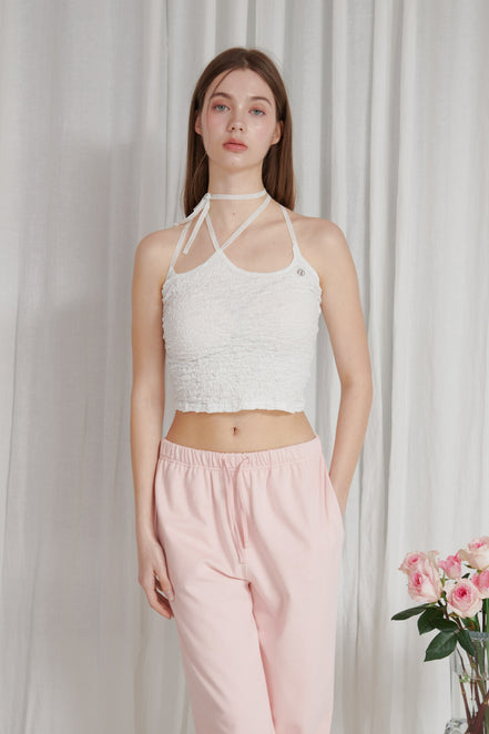 pain or pleasure - ORCHID TUBE TOP (WHITE)