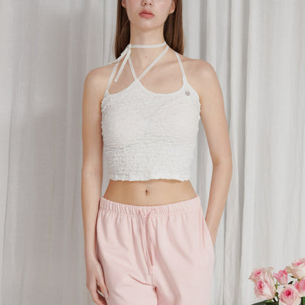 pain or pleasure - ORCHID TUBE TOP (WHITE)