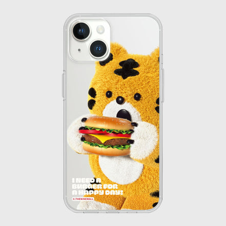 THE NINE MALL - favorite hamburger 透明軟殼