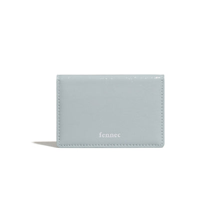 CRINKLE SOFT CARD CASE (MID GREY)