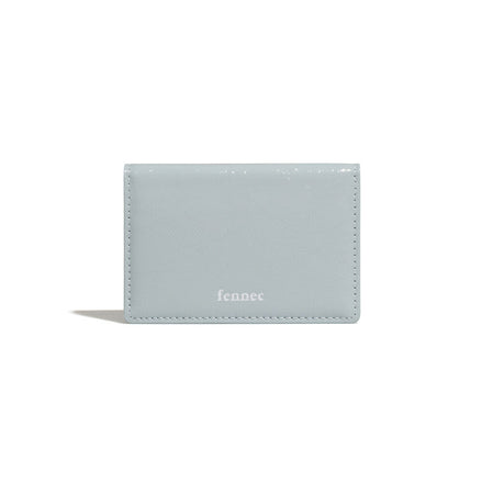 CRINKLE SOFT CARD CASE (MID GREY)