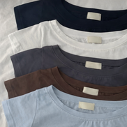KR OFF SHOULDER SLIM TOP (5 COLORS)