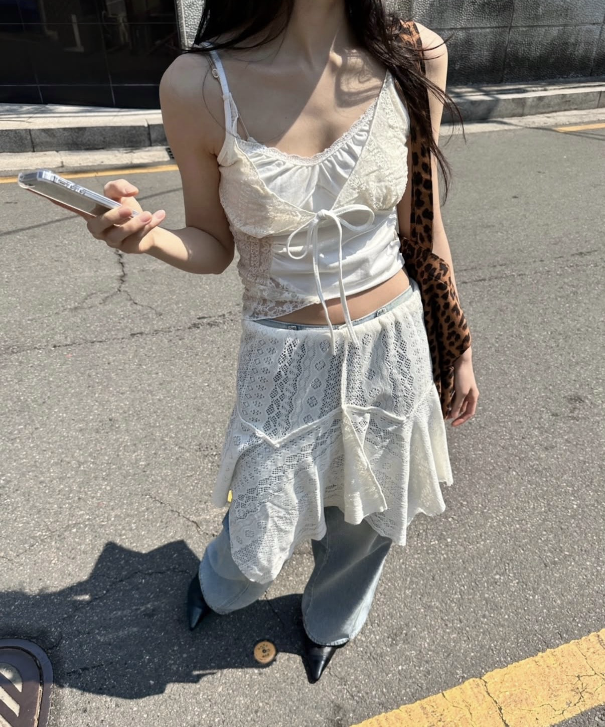 KR LACE SLEEVELESS (3 COLORS)