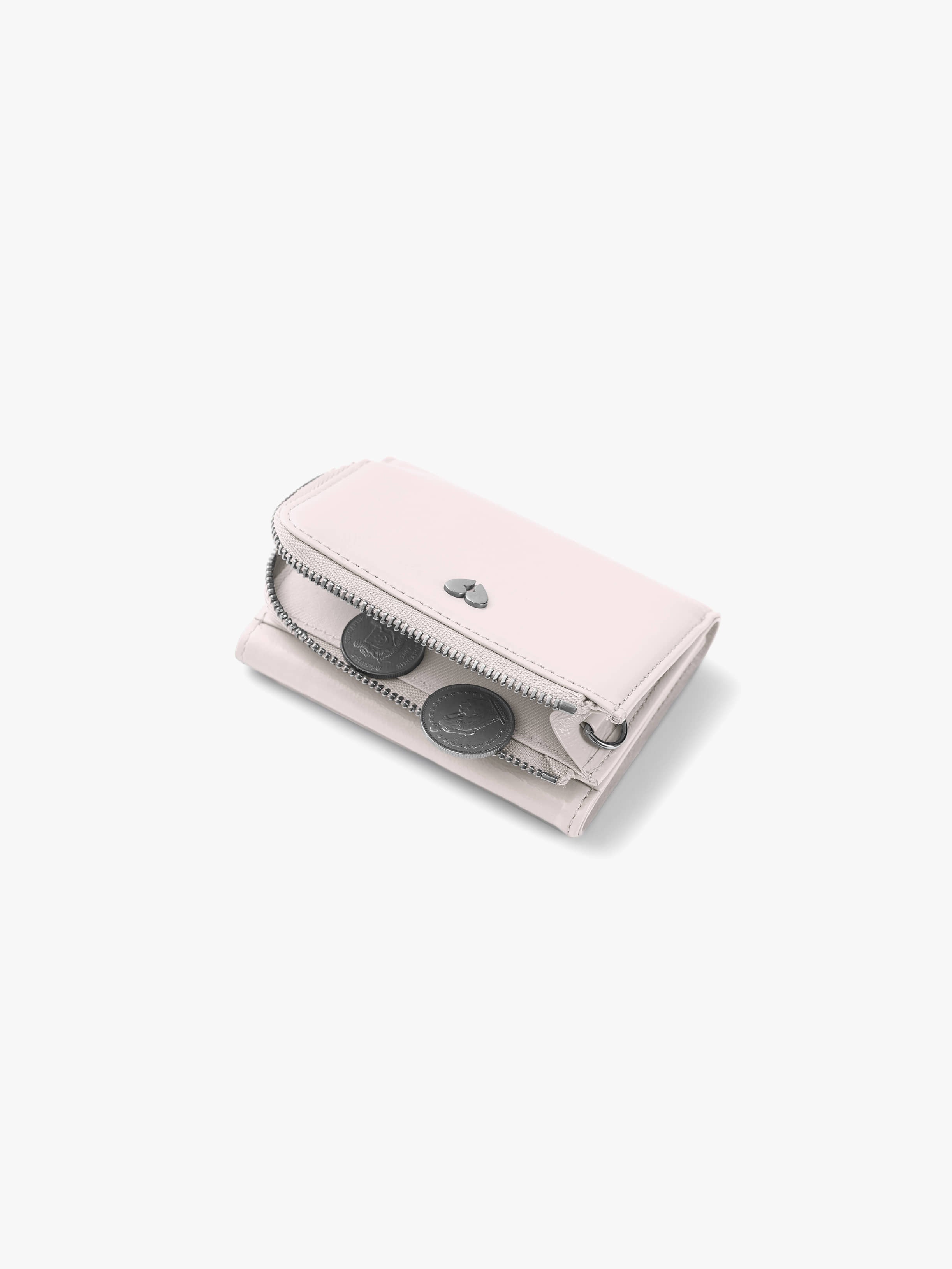 HEARTY ZIPPER WALLET (BLOSSOM)