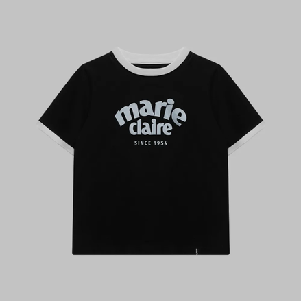 marie claire - marie ringer tshirt (black)